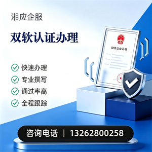新疆双软认证申报服务
