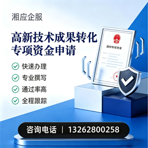 新疆高新技术成果转化专项资金申报服务