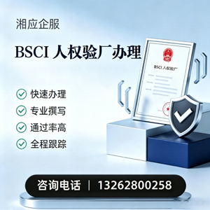 新疆BSCI人权验厂申请服务