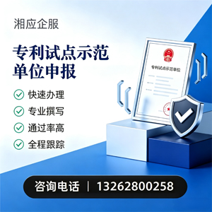 新疆专利试点示范单位申报服务