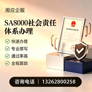 新疆SA8000社会责任体系认证服务