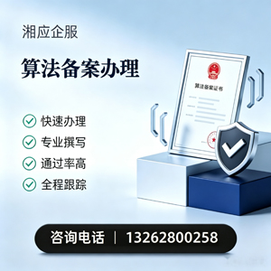 新疆算法备案申报服务